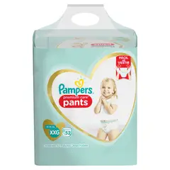 PAMPERS - Pañal Pants Premium Care XXG x 52 Uds