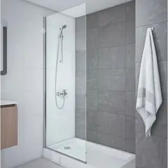 STRETTO - Mampara Fija 185x90 cm Ajustable ±1 cm Cromado
