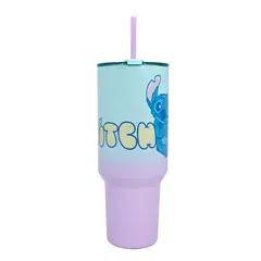 TITANIO - Mug Termico Con Bombilla Disney Stitch Vibes 1180ml Original