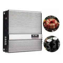 U BUY - Amplificador Auto Estéreo Audio 2 Canales 2200w 12v 213065