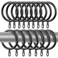 KUANGYE - Pack 50 Anillas De Metal Para Barra De Cortina 32 mm