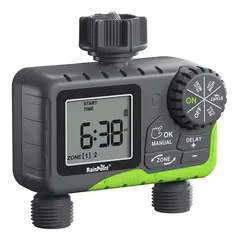 U BUY - Programador Riego Automatico Controlador Digital 2 Zonas