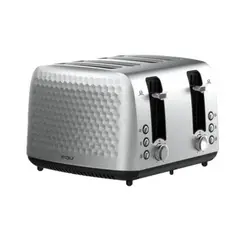 FDV - Tostador eléctrico Steel 4 rebanadas 1550-1850W