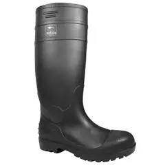 BUFALO - Bota de agua negra punta fierro M-101