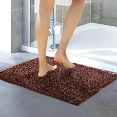 GENERICO - Alfombra De Baño Felpilla Absorbente Anti Deslizante Colores
