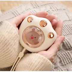 GENERICO - Calentador mano portatil usb electrico guatero bolsillo Blanco