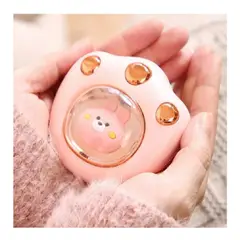 GENERICO - Calentador mano portatil usb electrico guatero bolsillo Rosado