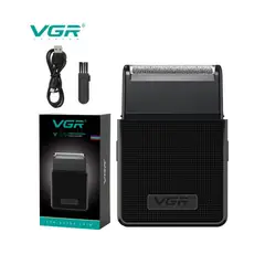 VGR - Afeitadora Eléctrica Hombre Portatil 2en1 Trimmer V-376