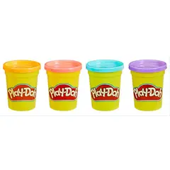 PLAY DOH - Masas didácticas pack 4 colores dulces