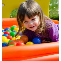 GENERICO - SET DE 100 PELOTAS PLASTICAS 5.5 CM