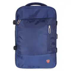 SWISS BAG - Mochila de viaje Viral azul con usb