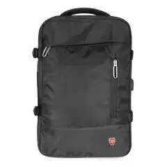 SWISS BAG - Mochila de viaje Viral negra con usb