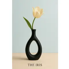 GENERICO - Jarron florero de ceramica The iris