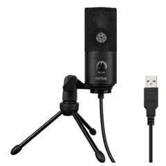 FIFINE - Micrófono Streaming - K669B - USB - Negro