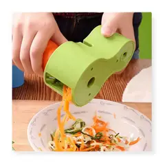 GENERICO - Rallador Doble Juliana Espiral Fideos Vegetales