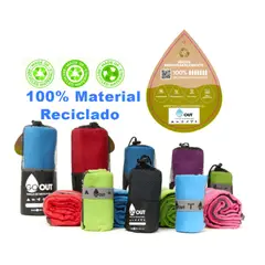 GO OUT - Toalla Microfibra 80x160 cm Color Blanco