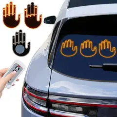 MOVI - Letrero LED Mano para Auto con Control Remoto