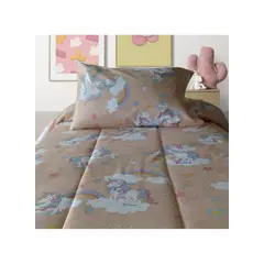 ILLUSIONS - Plumon Infantil Marca Apto 1 Plaza Y 1.5 Plaza Unicornio