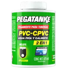 PEGATANKE - Pegamento Para Pvc Y Cpvc 118ml 4oz