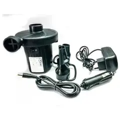 GENERICO - Inflador eléctrico multifuncional para colchón 220V12V color negro