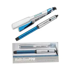 BABYLISS PRO - Kit BabylissPro Plancha y Ondulador 2un para un peinado perfecto
