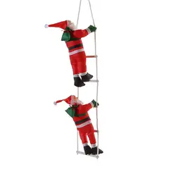 TIOZONEY - Colgante de Navidad Papá Noel 25cm