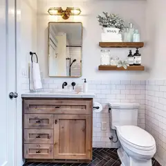 RAGNAR - Repisas Para Baño Montaje En Pared Kit X2 Estantes