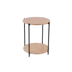 DAY - Mesa 40X50Cm Metal Mdf Negro