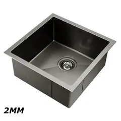 OEM - LAVAPLATOS DEKORA 44X44 CM 2MM ESPESOR COLOR NEGRO