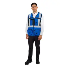 ALASKA - Chaleco Geologo Xpert Hombre Azul