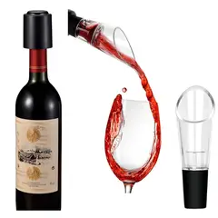 BELKRA - Tapon Vino Sellador Al Vacio + Boquilla Vertedor Aireador