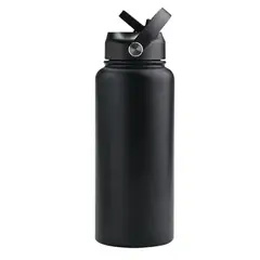 GENERICO - Vaso Para Fitness De Acero Inoxidable De 30oz-Negro