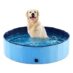 GENERICO - Piscina Plegable para Perros 160x30 cm - Ideal para Verano