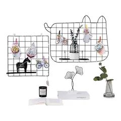 GENERICO - Rejilla Metálica para Exponer Fotos y Marcos de Gato