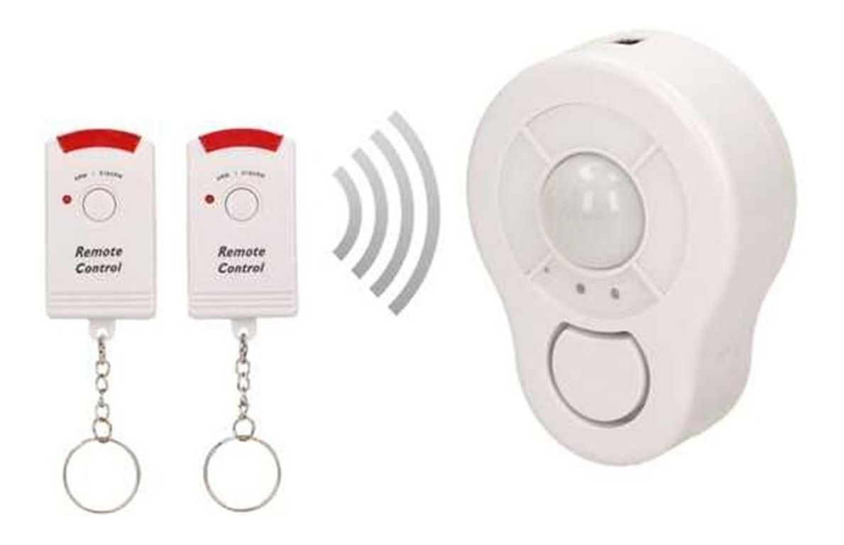 Alarma Inalámbrica con Sensor de Movimiento para Seguridad