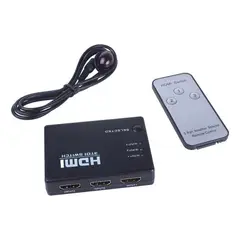 GENERICO - Splitter HDMI 3x1 Full HD 1080p con Control Remoto