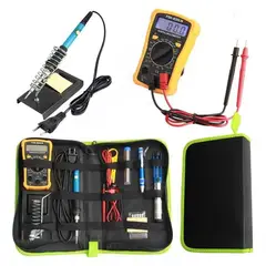 GENERICO - Kit de Herramientas de Soldadura Eléctrica 60W con Accesorios