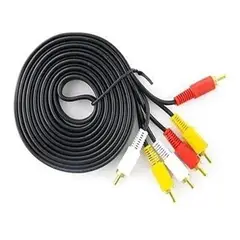 GENERICO - Cable 3 RCA a 3 RCA de 10 metros para Audio y Video