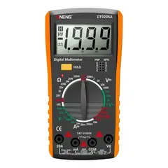 GENERICO - Multímetro Digital LCD DT9205A con Funciones Avanzadas