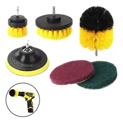 GENERICO - Set de 6 Cepillos para Taladro para Limpieza Eficaz