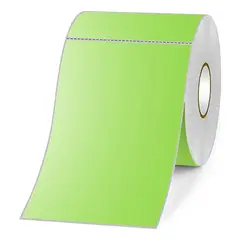 GENERICO - Pack de 3 Rollos de Etiquetas Adhesivas Verdes 100x150mm