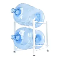 GENERICO - Rack Estante Organizador para 2 Bidones de Agua 20L