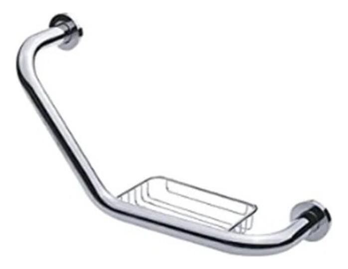 Agarradera Curva de Acero Inoxidable 135° para Baño.