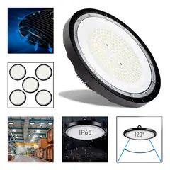 GENERICO - Pack de 5 Focos Plafón LED 150W IP65 Luz Fría 6500K