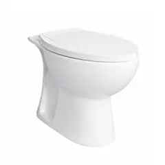 PMB - Taza WC Aura con fijaciones - Salida a piso (Vertical)