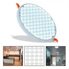GENERICO - Pack de 20 Focos LED Redondos Empotrados 36W Luz Fría