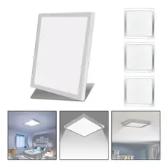 GENERICO - Foco Panel LED 48W Cuadrado 60x60 cm Luz Fría