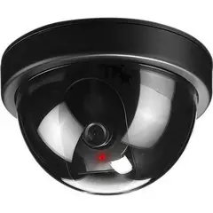 GENERICO - Pack de 4 Cámaras Falsas de Vigilancia Tipo Domo