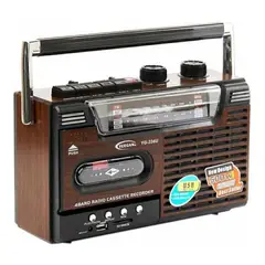 GENERICO - Radio Cassette Vintage con MP3 y USB