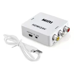 GENERICO - Adaptador HDMI a RCAAV con Cables Incluidos